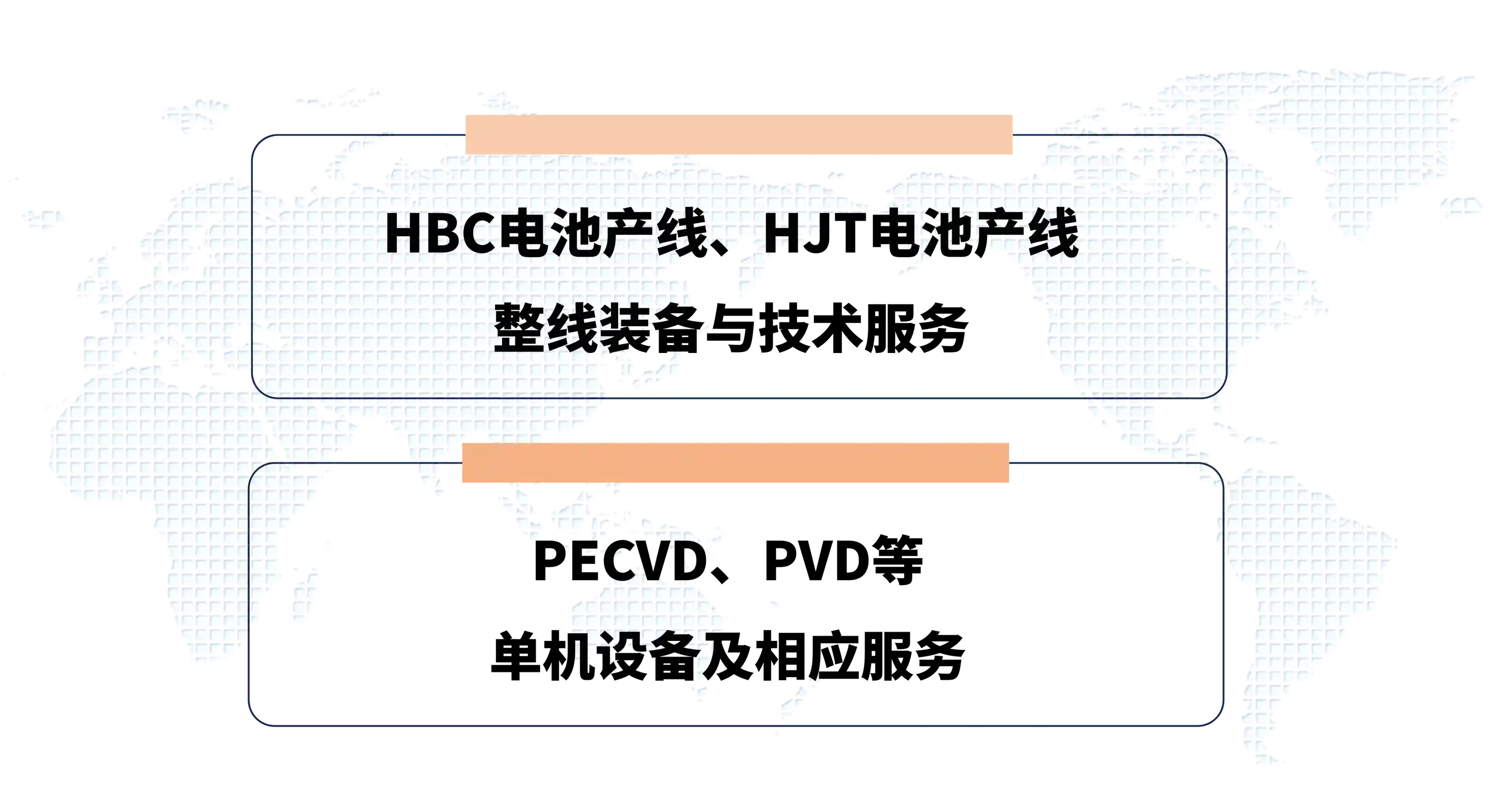单线GW级太阳电池生产装备与服务